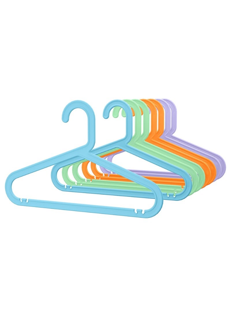 Baitique Children's Coat Hanger, Mixed Colours, 8-Pack, Flexible and Durable Design - Image 1