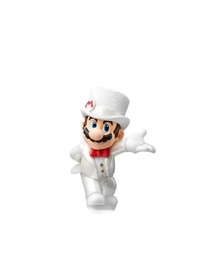 general Super Mary doll model Desktop Decoration Dress Princess Mario Biqi Fire Dragon Kuba doll model Decoration Doll Collection Decoration Gift for family and friends - Image 2