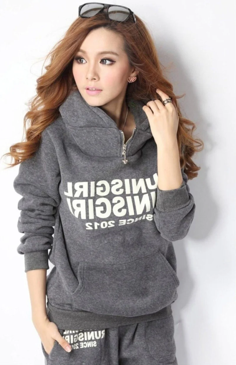 باربورا Daily Winter Stylish and Comfortable Triple Women's Tracksuit Set 119FUMEINDIGO8