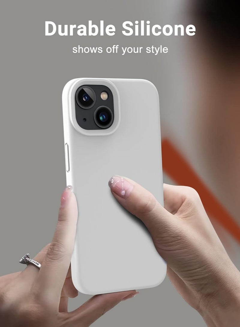 Compatible with iPhone 14 Case, Ultra Slim Fit Phone Case Liquid Silicone Cover with Full Body Protection Anti-Scratch Shockproof Bumper & Soft Microfiber Lining - Image 2