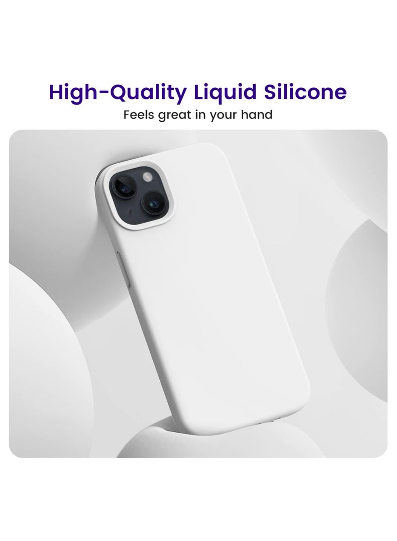 Compatible with iPhone 14 Case, Ultra Slim Fit Phone Case Liquid Silicone Cover with Full Body Protection Anti-Scratch Shockproof Bumper & Soft Microfiber Lining - Image 4