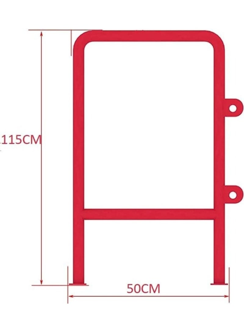 ريكسا أرجوحة أطفال,أرجوحة حائط مصنوعة من الحديد بمقعد متأرجح وسلاسل للانشطة الخارجية , مقعد حديدي متأرجح عالي التحمل مع سلسلة حديدي , مرجيحة أطفال للملعب والفناء الخلفي وغرفة اللعب مع سلسلة مغطاة بالبلاستيك وخطافات - Image 5