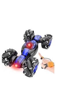 TRAMPOLINEPRO RC Car Stunt Remote Control Car Double Sided Rotating Offroad Remote Control Car 4WD 2.4GHz Twisting Vehicle with Light Music  - Image 2