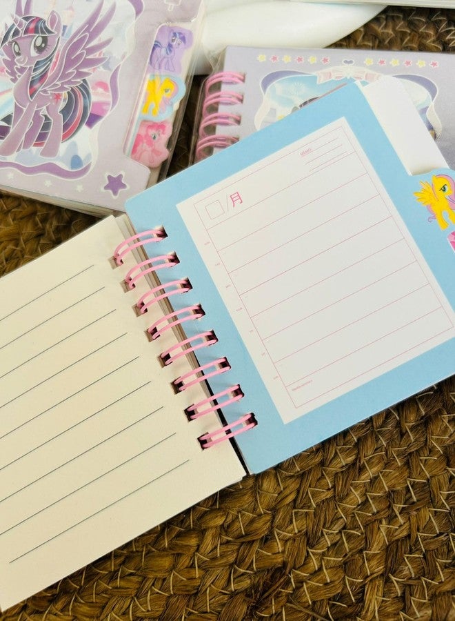 Radhya Accessories Kuromi Mini Diaries for Kids (Pack of 2) A6 notepads for Girls Kawaii Stationery Spiral diaries Birthday Return Gifts Kuromi Melody - Image 3