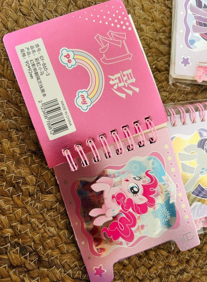 Radhya Accessories Kuromi Mini Diaries for Kids (Pack of 2) A6 notepads for Girls Kawaii Stationery Spiral diaries Birthday Return Gifts Kuromi Melody - Image 4
