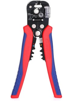 promass Self Adjusting Wire Stripper, 3-in-1 Automatic Wire Stripper/Cutter/Crimper, AWG10-24, 8 Inch Multi Pliers For Electrical Wire Stripping, Cable Cutting, Crimping,Red&blue