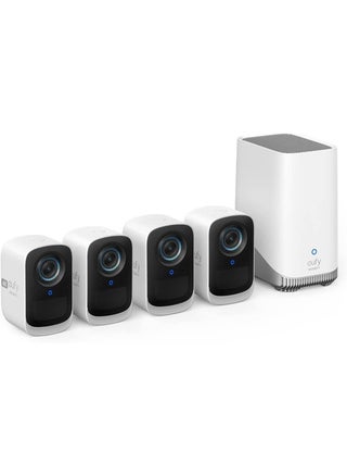 Security eufyCam 3C 4-Cam Kit, Security Camera Outdoor Wireless, 4K Camera, Expandable Local Storage up to 16TB, Face Recognition AI, Spotlight, Color Night Vision, No Monthly Fee - pzsku/Z32495031E7B2C63C2B62Z/45/_/1728988662/b04d41ab-4867-4fec-b3bf-58856e18d807