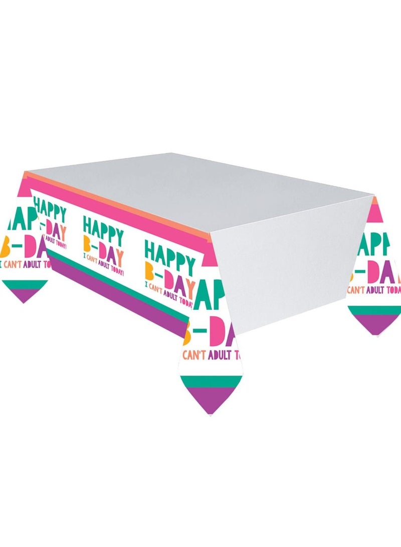 Amscan أدوات المائدة الفاخرة للشباب والمشاهير - مستلزمات الحفلات تشمل الأطباق، الأكواب، أدوات المائدة، المناديل، شمعة عيد الميلاد وغلاف الطاولة لـ 8 ضيوف - Image 4