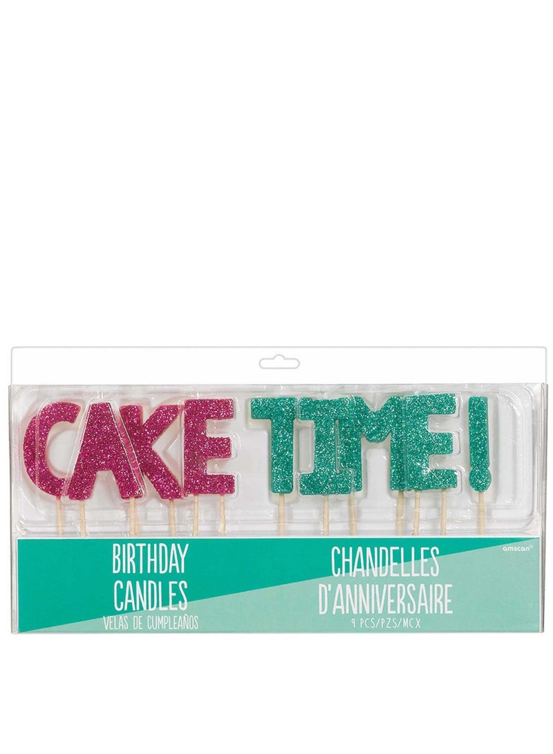 Amscan أدوات المائدة الفاخرة للشباب والمشاهير - مستلزمات الحفلات تشمل الأطباق، الأكواب، أدوات المائدة، المناديل، شمعة عيد الميلاد وغلاف الطاولة لـ 8 ضيوف - Image 5