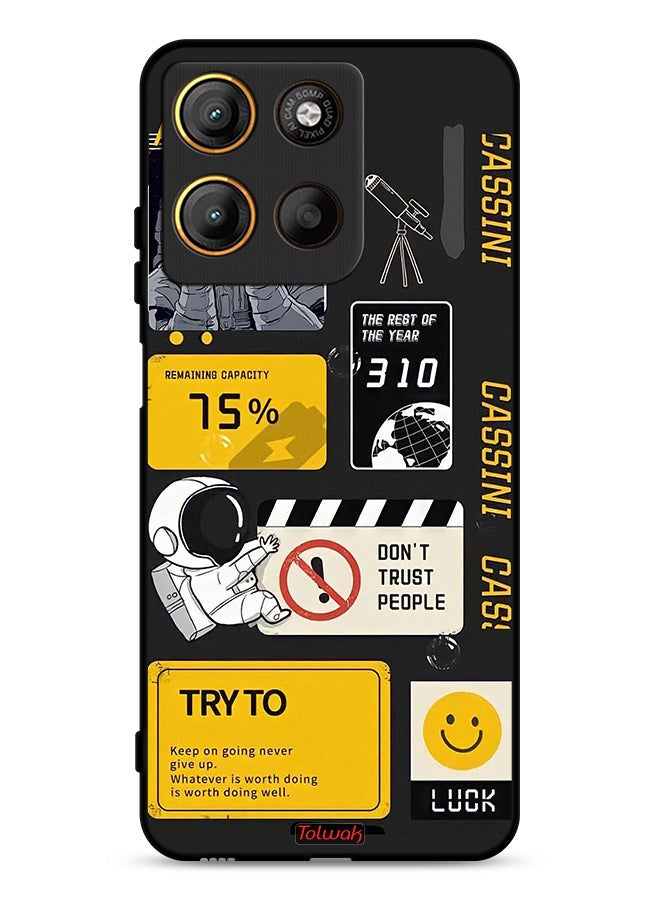 Tolwak Motorola Moto G15 Protective Case Cover Astronaut Agreeable