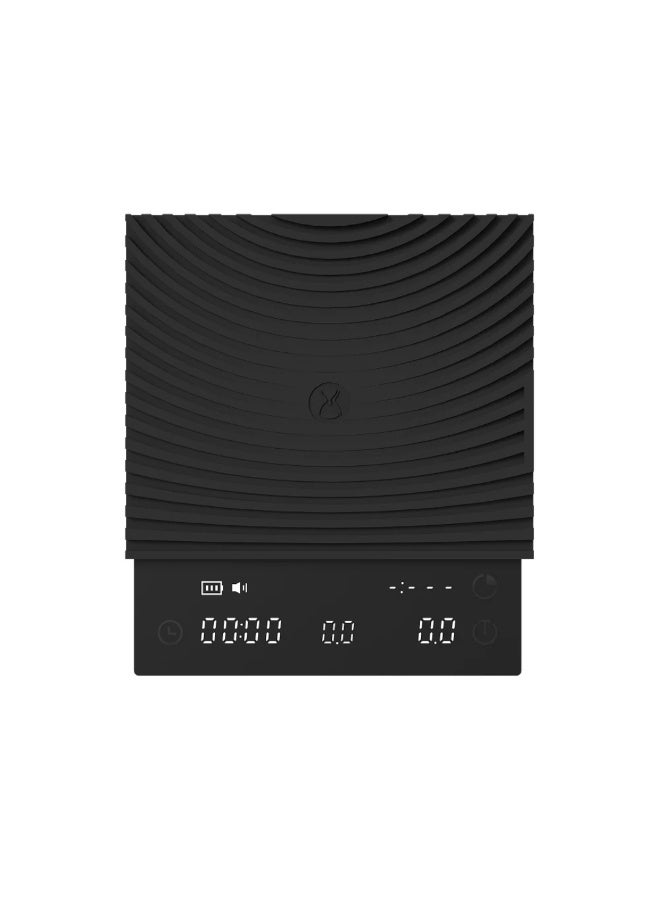 TIMEMORE Mirror Basic 3 Coffee Scale, 2000g Capacity, 0.1g Precision, USB-C Rechargeable Digital Brewing Scale, Black - Image 4