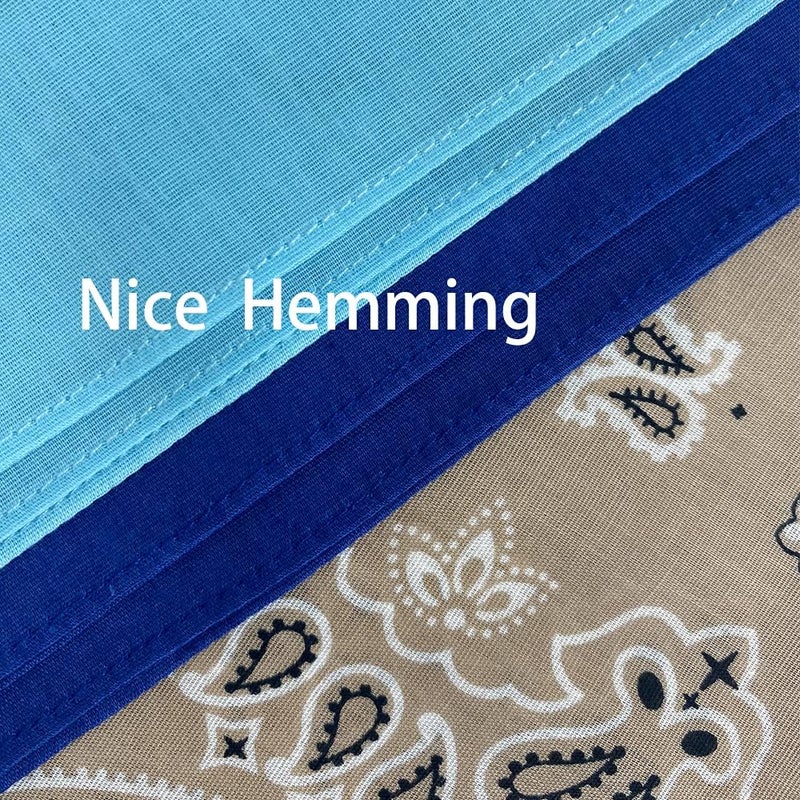 HankieWorld Store Bandanas 3 pack 6 pack 12 pack 22 inch Cotton Paisley Kerchiefs for Men and Women - Image 4