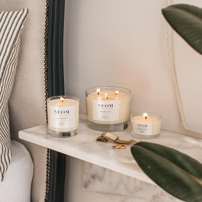 NEOM 'NEOM- Perfect Night's Sleep Scented Candle, Travel Size | Lavender & Jasmine | Essential Oil Aromatherapy Candle | Scent to Sleep - Image 4