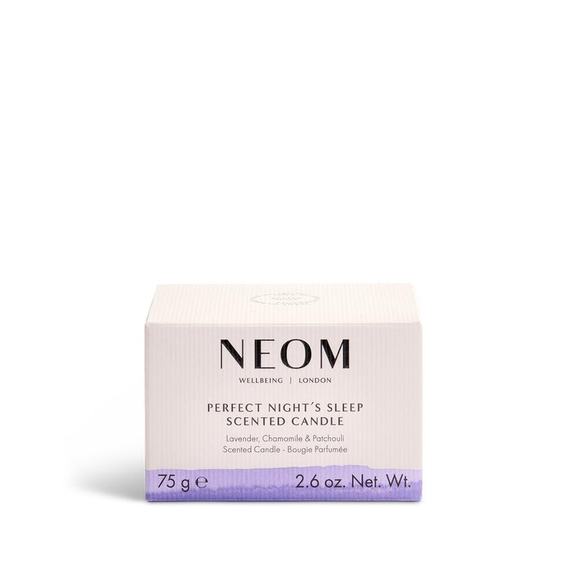 NEOM 'NEOM- Perfect Night's Sleep Scented Candle, Travel Size | Lavender & Jasmine | Essential Oil Aromatherapy Candle | Scent to Sleep - Image 2