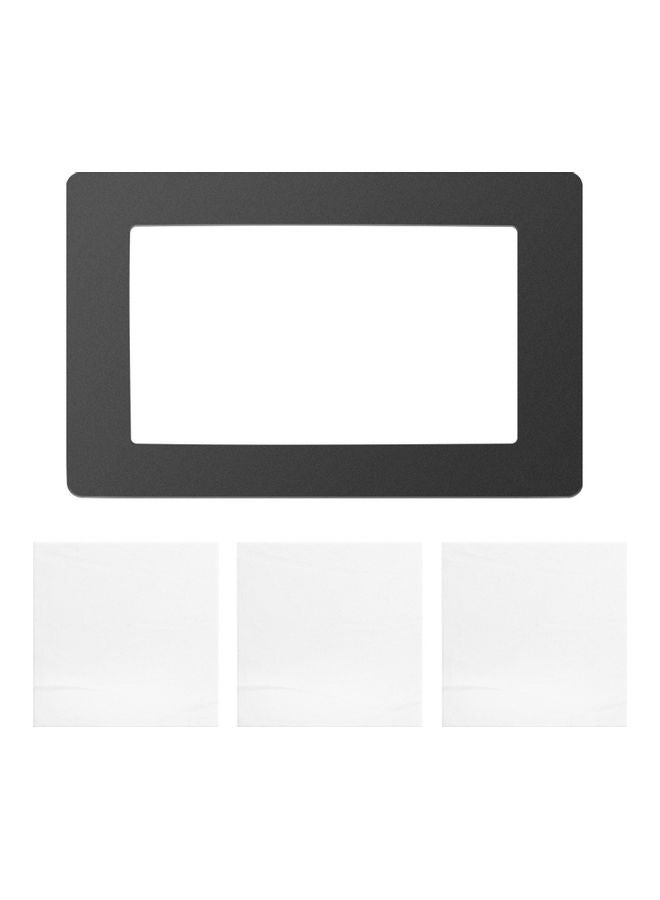 طوق LCD مع 3 أقمشة مضادة للغبار متعدد الألوان