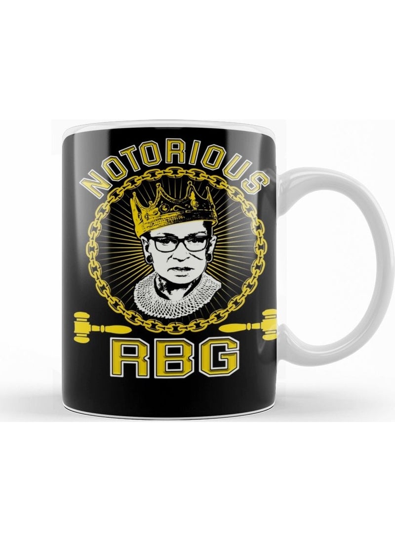 Baskı Dükkanı - Print Shop Notorious RBG Ruth Bader Ginsburg Supreme Mug Porcelain - Image 1