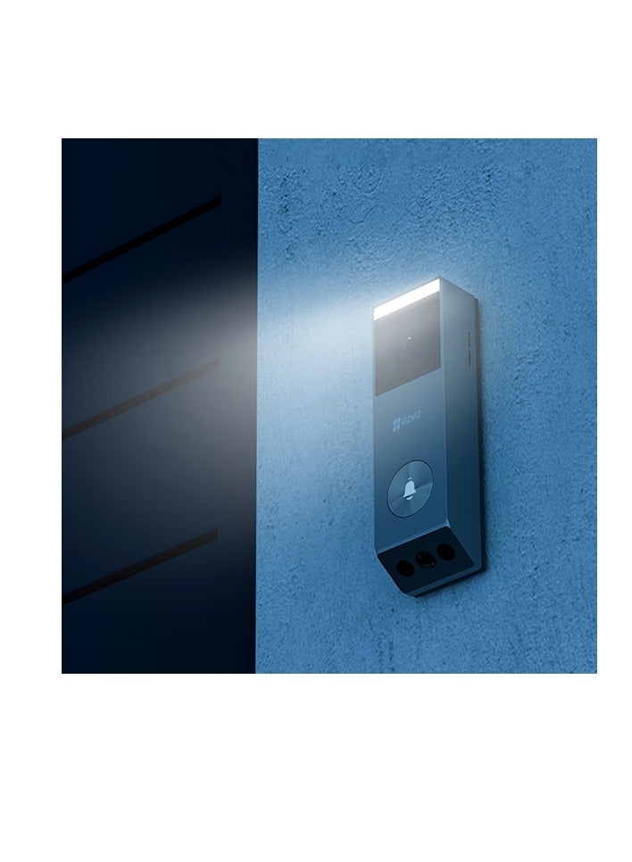 EZVIZ EP3x Pro 2K Dual-Lens Battery-Powered Video Doorbell with 1080p Bottom Camera, Solar Panel, AI Human & Package Detection, 32GB eMMC Storage, Color Night Vision, Two-Way Talk, Tamper Alarm, Smart Integration with Google Assistant & Alexa, Weatherproof | CS-EP3x Pro - Image 4