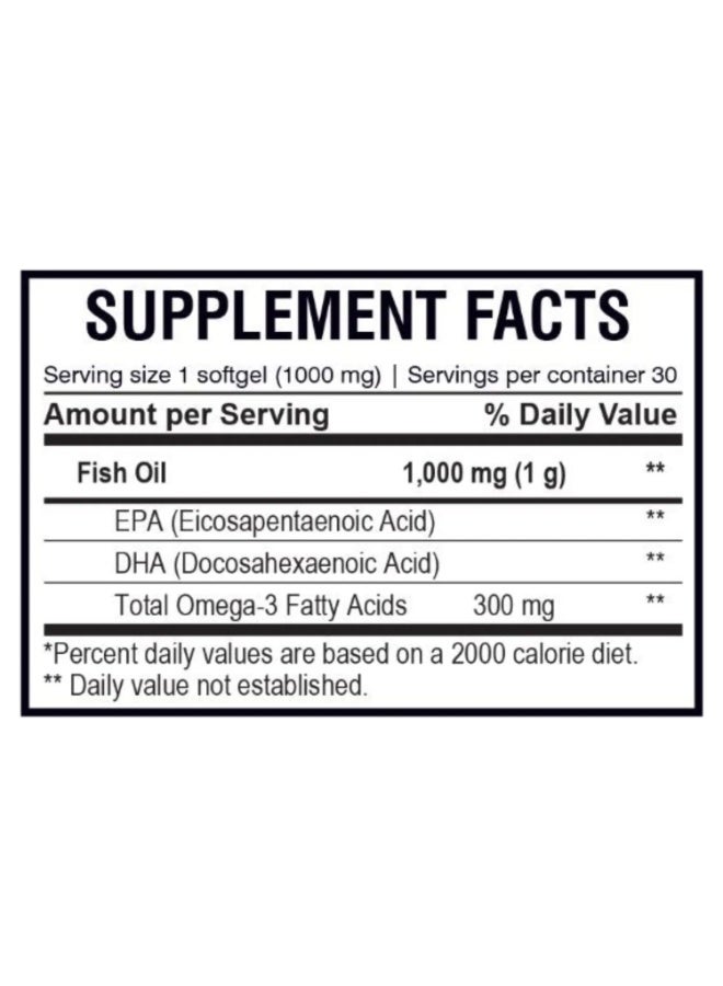 إيه إم إس كبسولات أوميجا 3 من AMS بتركيز 1000 مجم، 60 كبسولة هلامية - Image 3