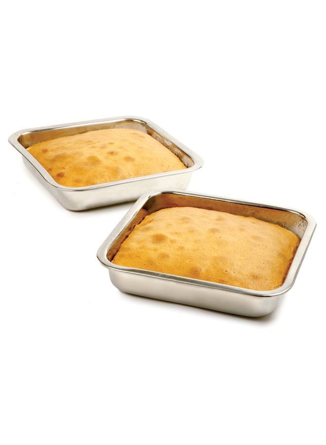 Norpro Stainless Steel Cake Pan 7.5-Inch Square 3814 - Image 4