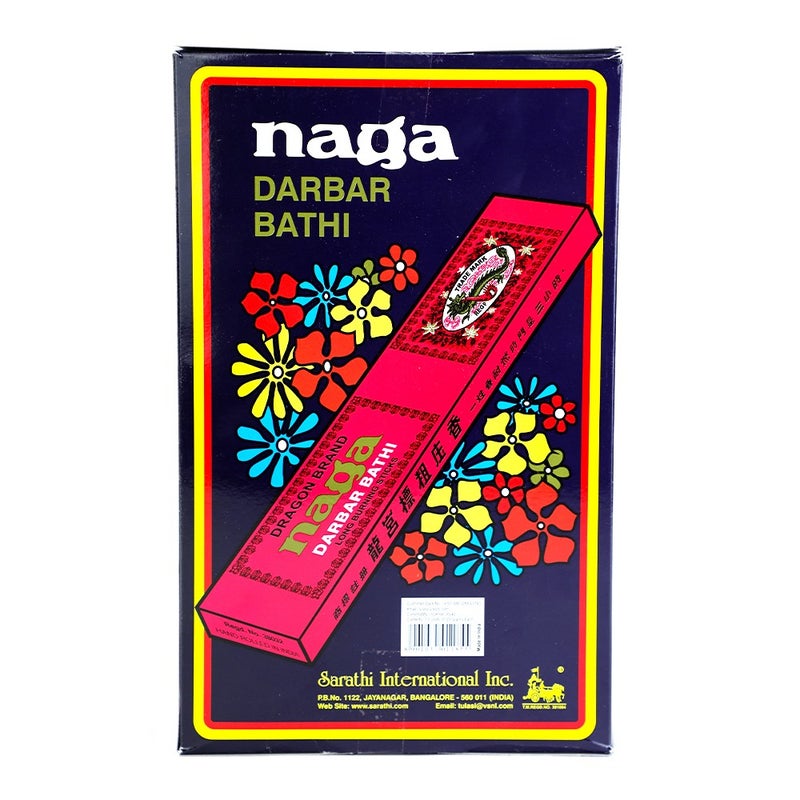 Dragon Naga Darbar Bhati Incense Sticks (Agarbatti) for Pooja, Prayer, Meditation & Home Fragrance, 50g, Pack of 12 (1 Outer) - Image 3