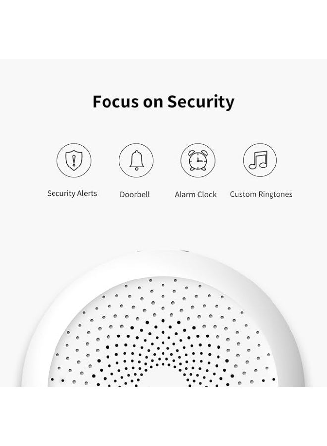 Aqara Hub M1S Gen 2, Wireless Smart Home Bridge for Alarm System (2.4 GHz Wi-Fi Required), Home Automation, Remote Monitor and Control, Supports, Google Assistant, HomeKit and IFTTT - Image 3
