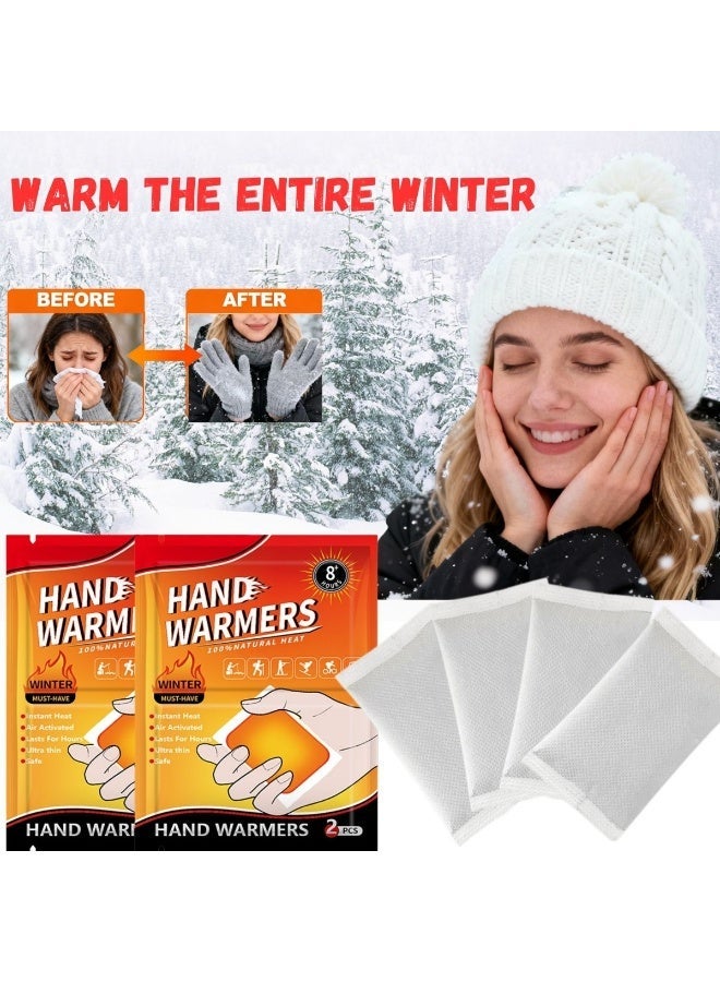 **مدفئات اليدين | لاصقات دفئ مستمر حتى 8 ساعات | دفء طبيعي وآمن** **عديمة الرائحة وتُنشَّط بالهواء - متعددة الاستخدام للّيدين والقدمين والجسم** **مثالية للرياضات الشتوية الخارجية والعمل - عبوة اقتصادية** **10 قطع** - Image 2
