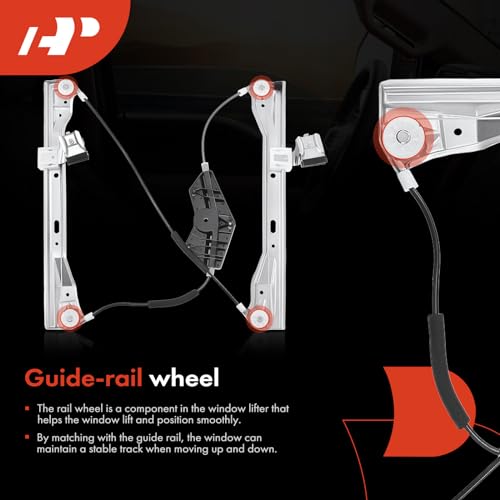 A-Premium Power Window Regulator Without Motor Compatible with Mercedes-Benz W204 W212 S212 C230 C250 C300 C350 C63 AMG E350 E550 E63 AMG Front Left - Image 5