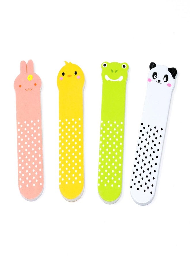 Honbay 40PCS Mini Nail Files Cute Animal Pattern Fingernail Buffers Emery Boards Double Sides Nail Sharping Tool for Home and Professional Salon Use (4 Style) - Image 1
