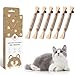 Potaroma 3 Pack Natural Silvervine Sticks Cat Toys Catmint Silvervine Blend Sticks Catnip Kittens Chew Toys Teeth Cleaning Matatabi Dental Care Cat Treat Edible Kitty Lick Toys Package May Vary - Image 3