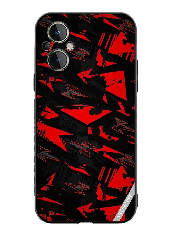 VR CREATIVE Protective Case Cover For OnePlus Nord N20 5G Abstract Design Multicolour - Image 1