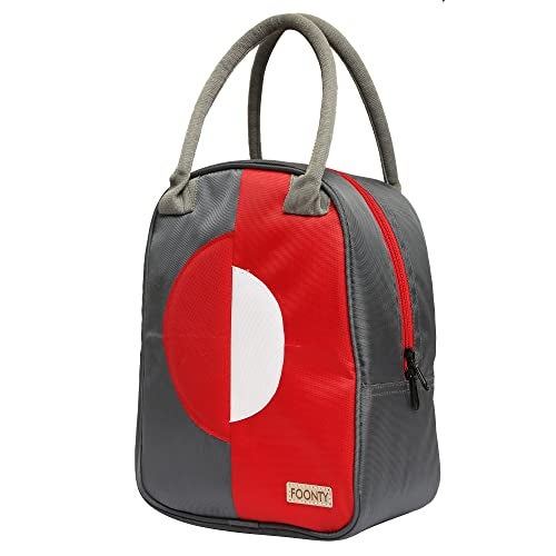 FOONTY Polyester Waterproof Lunch Bag for Men and Women(with Bottle Holder,Multicolor,9027A), 8 Liters - Image 1