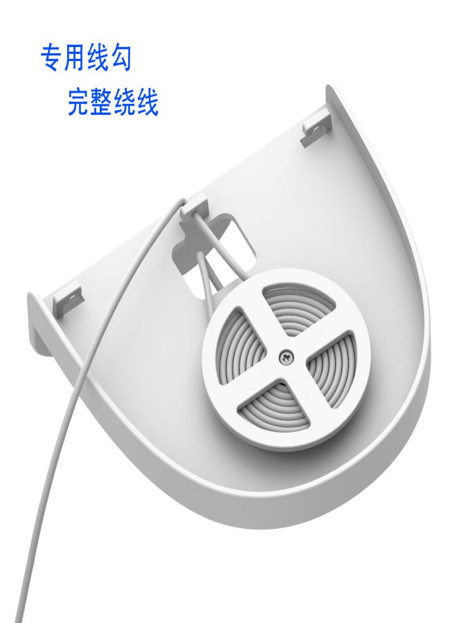 Wall-mounted Speaker Bracket Easy Installation Compatible with Apple HomePod mini Smart Speaker Audio Player White - Image 5