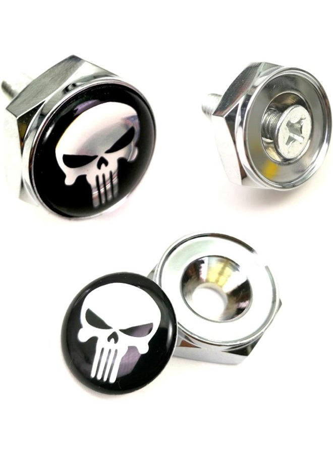 AOOTF Carbon Fiber Style License Plate Frame - Slim Plate Frames Front & Rear 2Pc Set - Image 2