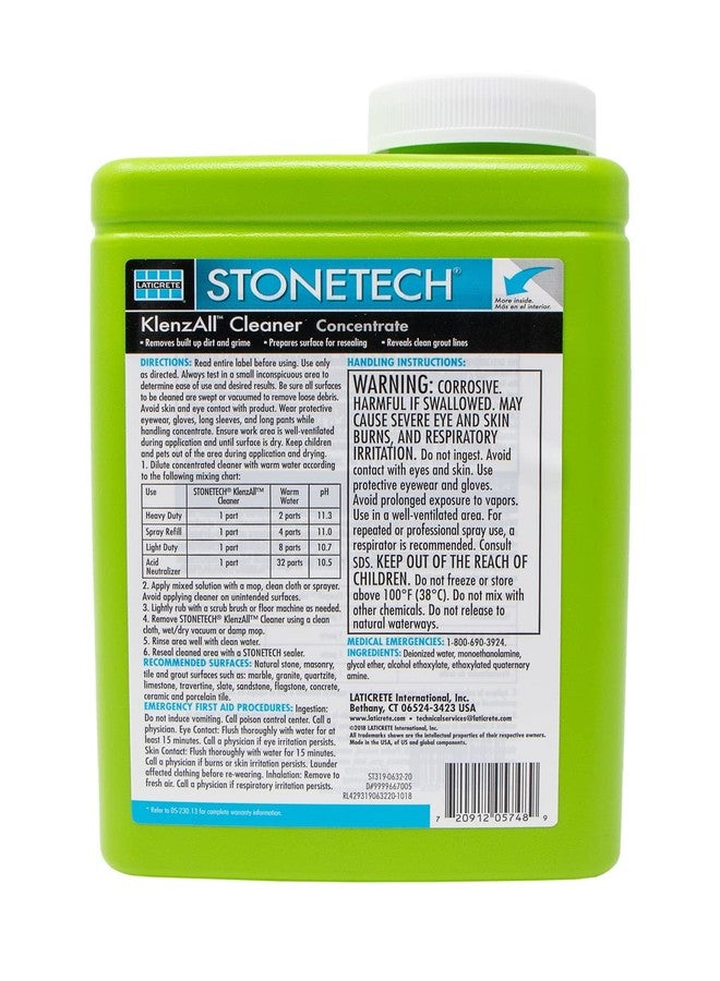 STONETECH KlenzAll Heavy Duty Cleaner for Stone & Tile 1 Quart - Image 2