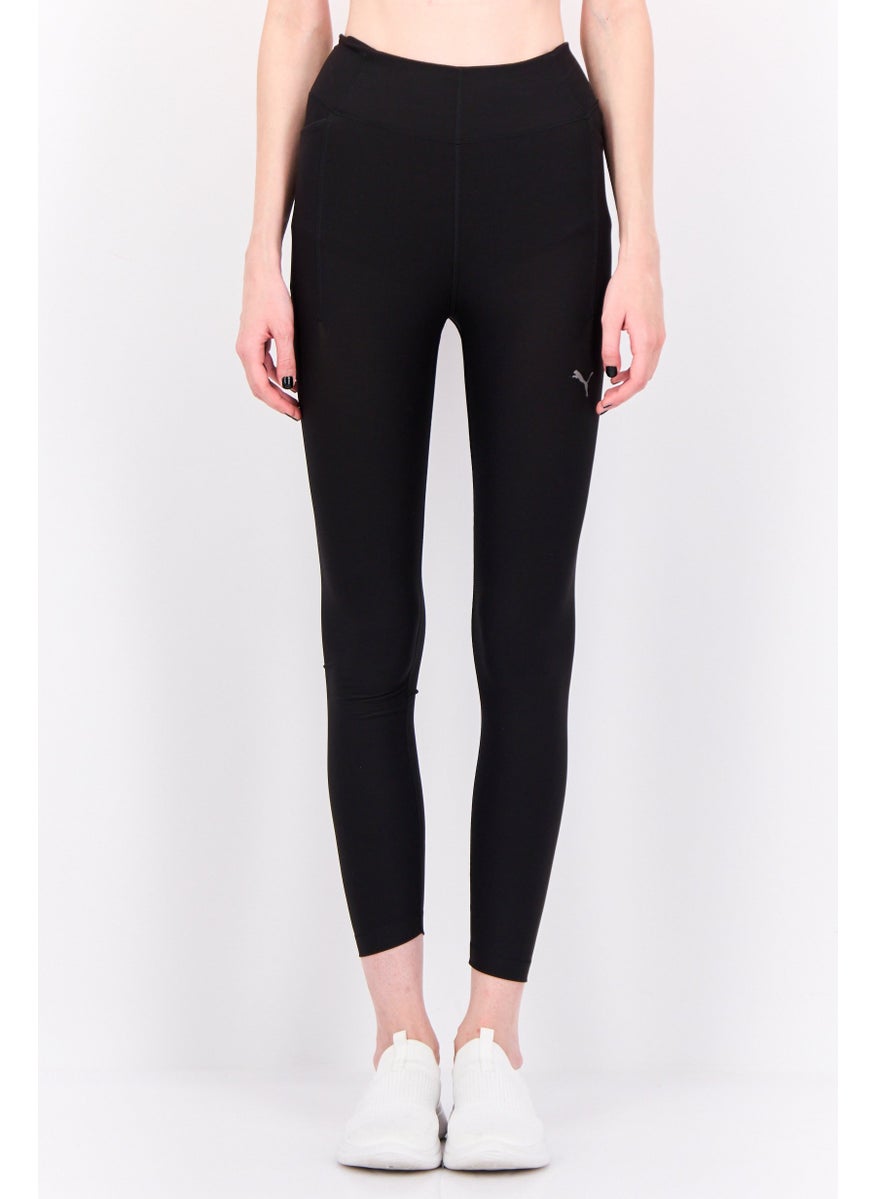 PUMA Women Sportwear Fit Brand Logo Training Leggings, Black  - Image 1
