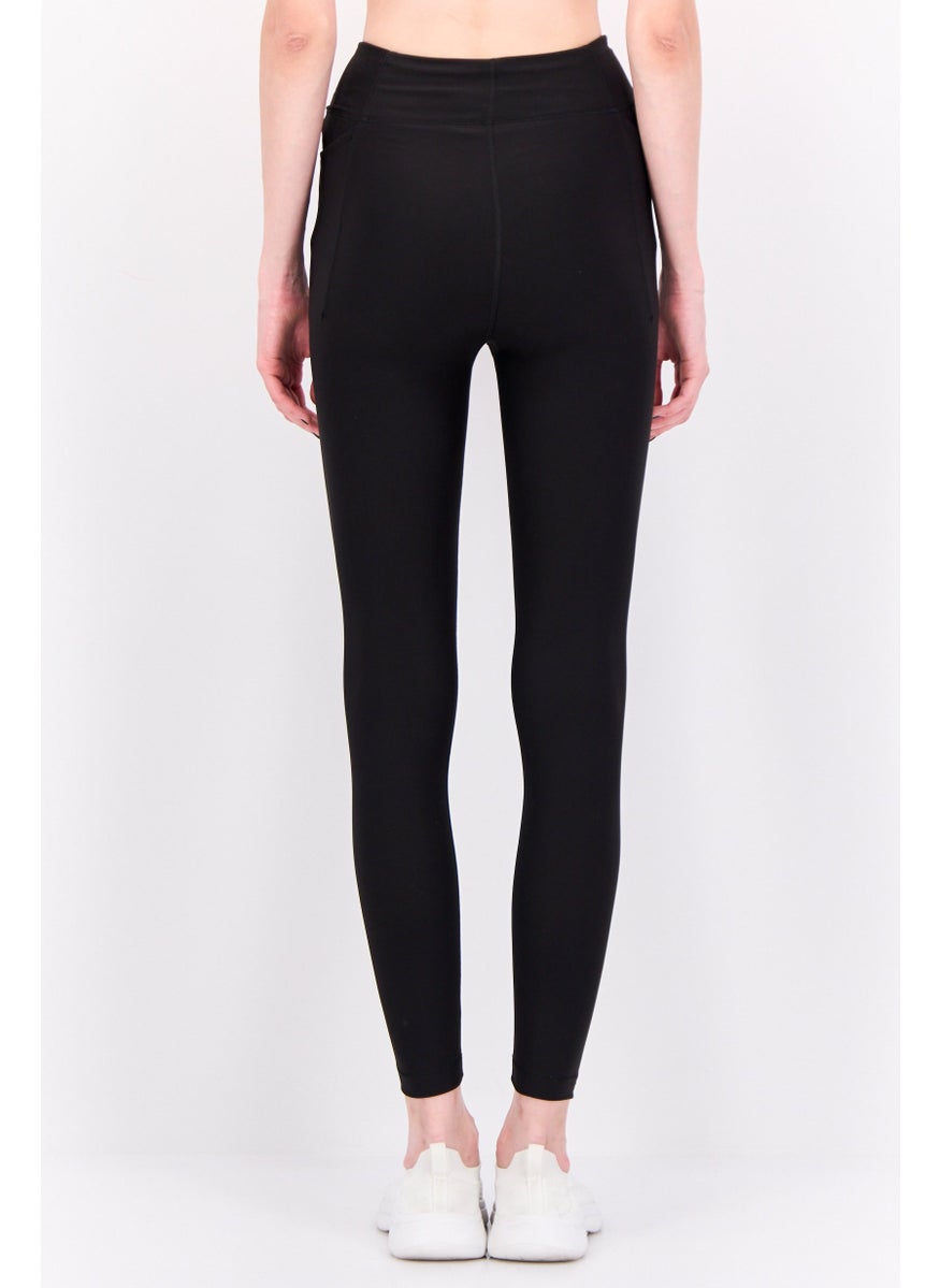 PUMA Women Sportwear Fit Brand Logo Training Leggings, Black  - Image 3