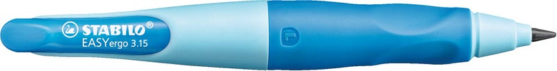 STABILO Ergonomic Mechanical Pencil EASYergo 3.15 - Left-Handed - Light Blue/Dark Blue + Sharpener - Image 2