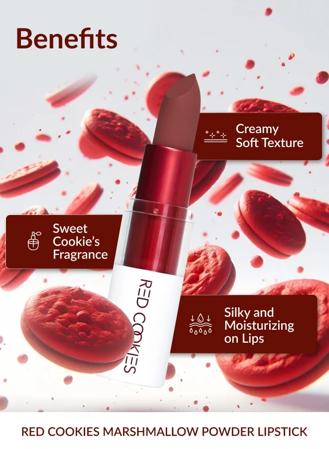 RED COOKIES Korean Marshmallow Powder Lipstick - Shade: A3 Nature Belle