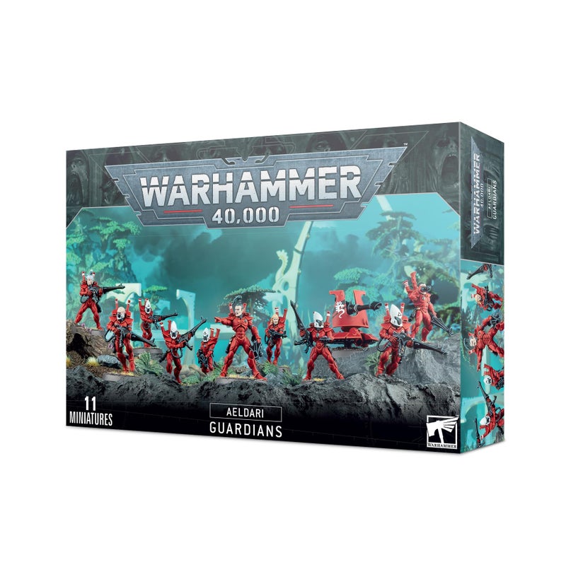 Games Workshop Warhammer 40k - Aeldari Gardiens, Black - Image 1