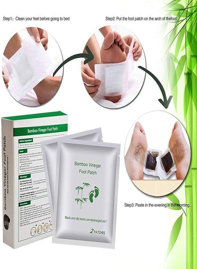 WROXTY Foot Pads for Stress Relief Sleep - Remove Toxins, Rest and Pain Free, Premium Organic Adhesive Foot Patches (1) - Image 2