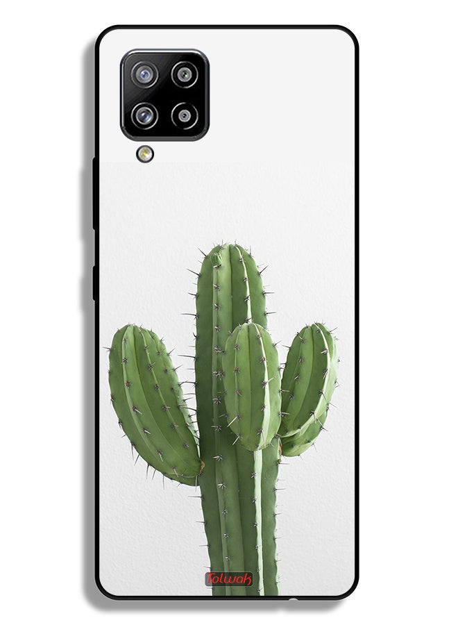 Tolwak Samsung Galaxy M42 5G Protective Case Cover Cactus Plant - Image 1