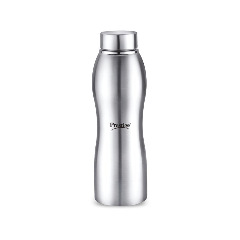 Prestige Single Walled Stainless Steel Water Bottle Splash Curve- 750ml - Image 3