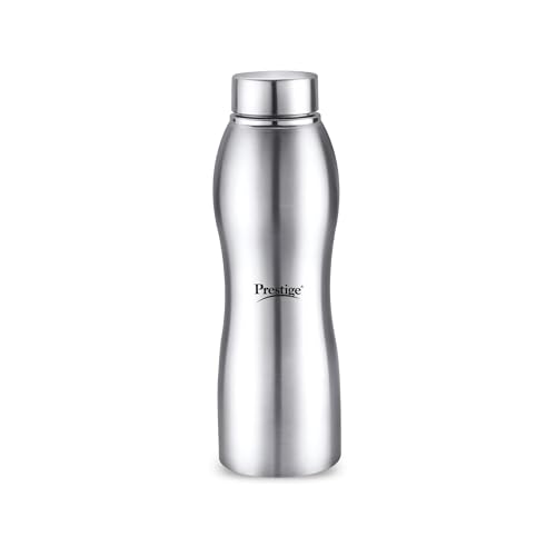 Prestige Single Walled Stainless Steel Water Bottle Splash Curve- 750ml - Image 1