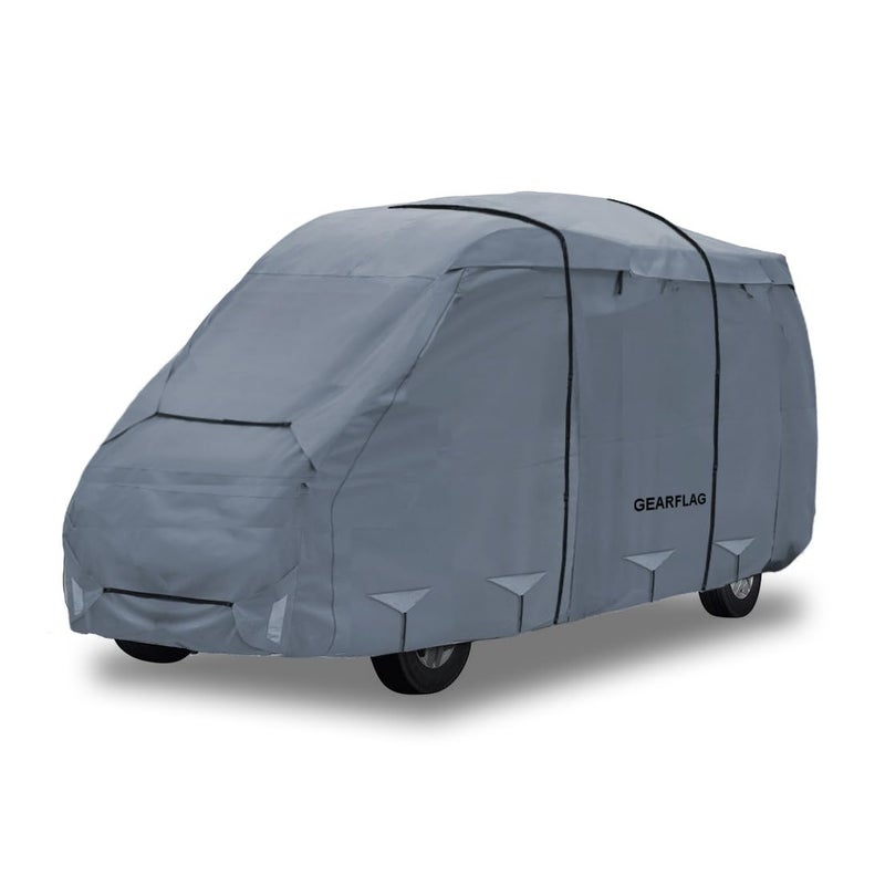 GEARFLAG Class B RV Cover fits 2023 with Reinforced Windproof SideStraps AntiUV WaterResistance MultiLayers Heavy Duty Ideal for Camper Cover