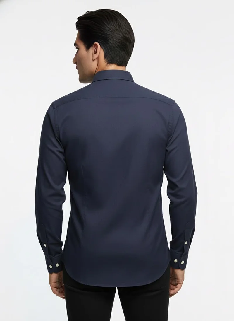 نوتيكا Men's Full Sleeve Oxford Shirt