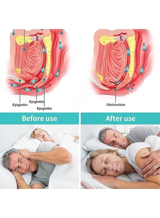 HY 120 Pcs Woman Sleep Strips,Gentle Mouth Tape for Sleeping,Reduces Mouth Breathing Help Train Nasal Breathing,Promote Better Nighttime Sleeping and Snoring Relief - Image 4