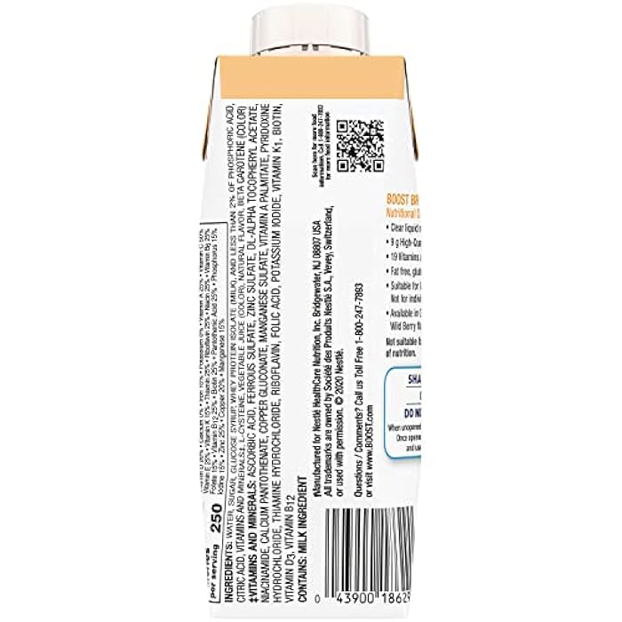 Boost مشروب بوست بريز الغذائي (8 أونصة سائلة (عبوة من 3)، برتقال) - Image 2