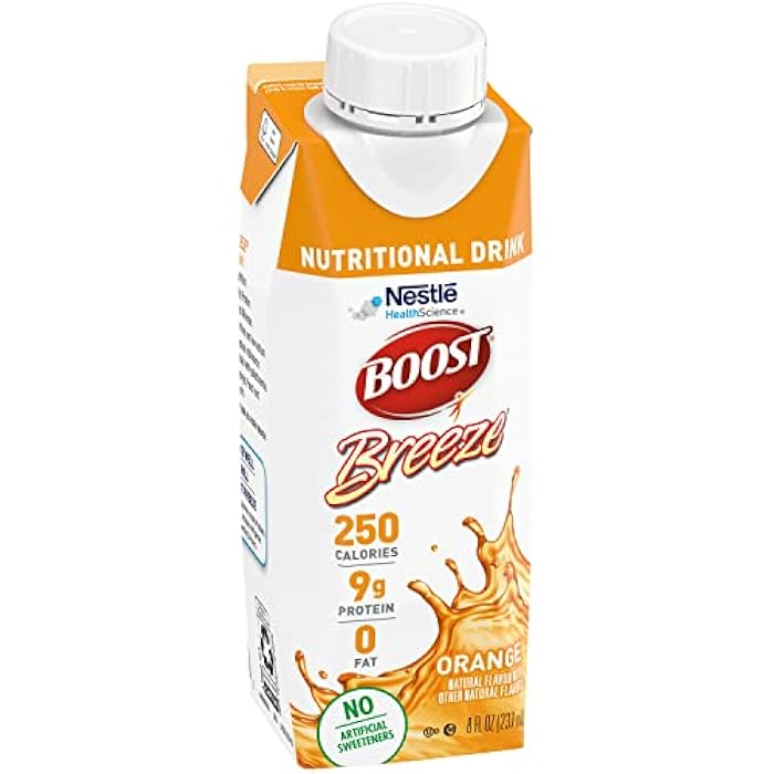 Boost مشروب بوست بريز الغذائي (8 أونصة سائلة (عبوة من 3)، برتقال) - Image 5