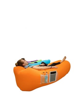 Y&D Inflatable Sofa, 190 * 90cm Anti Leakage Couch, 330 LBS Capacity Portable Camping Sofa with Carry Bag For Outdoor Beach  - Image 1
