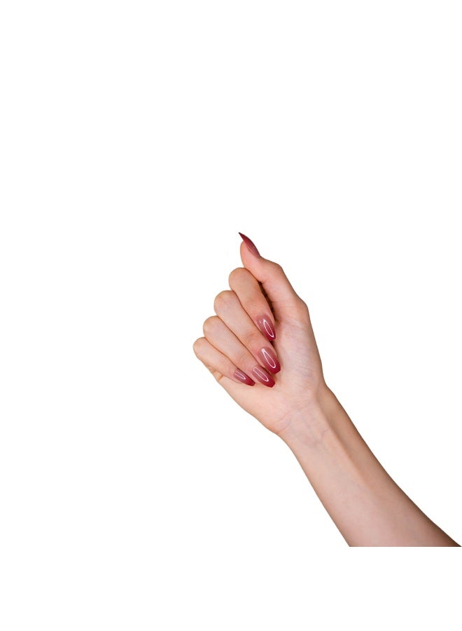 loca Ready nails - Ombre colour - Coffin shape - Image 3